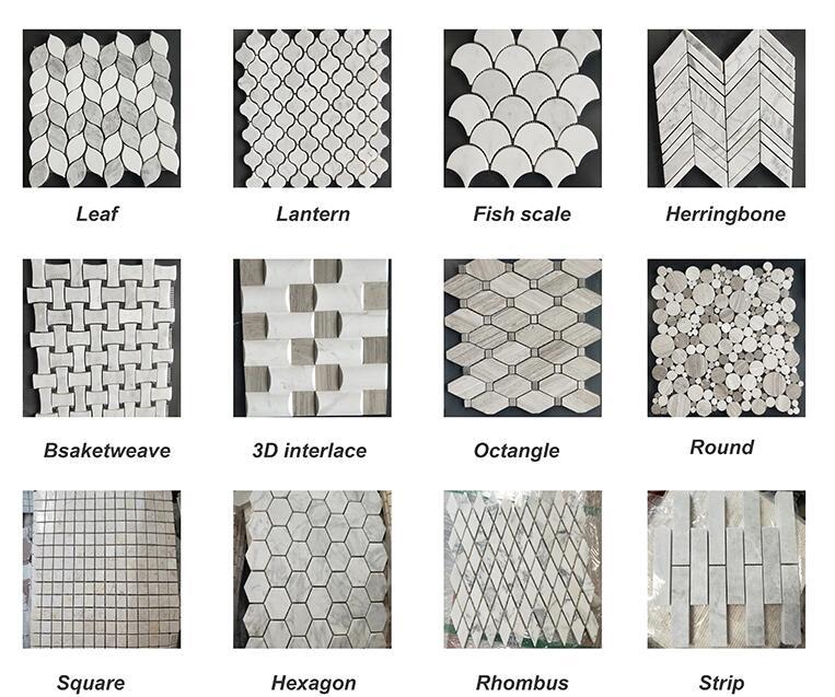 marble mosaic tiles