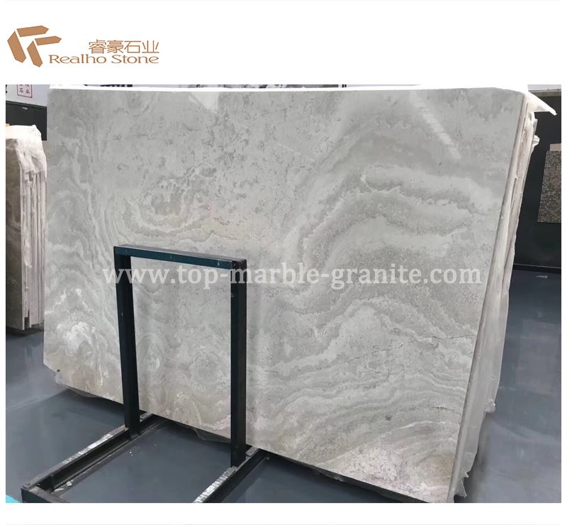 White Wood Marble Slabs