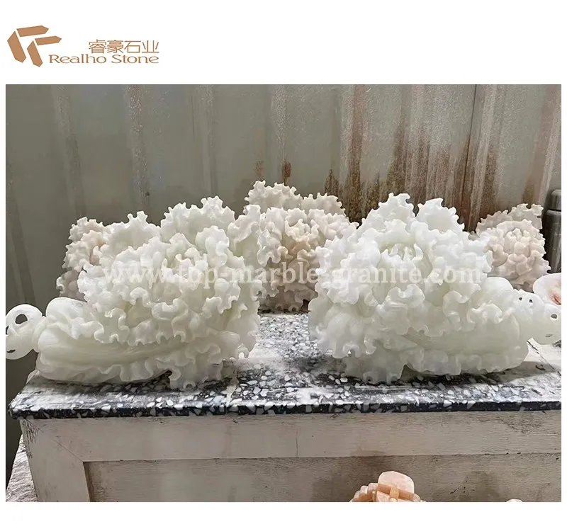White marble vegetable