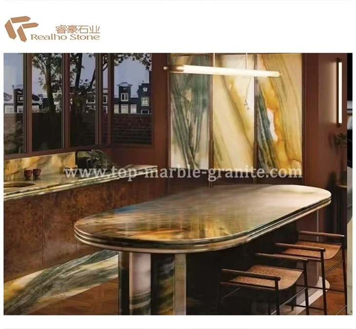 polaris gold quartzite table