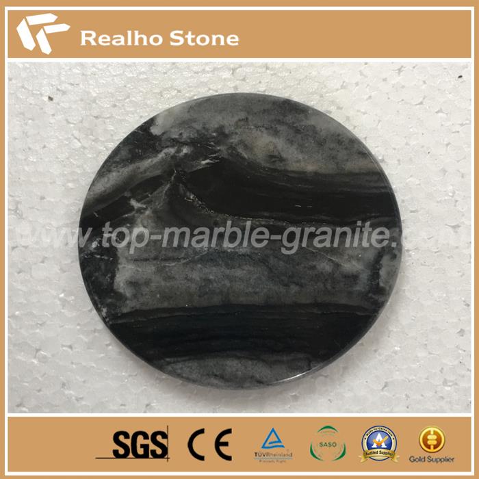 Customized Nature Multi Colors Marble Grain Coaster/Cup Mat