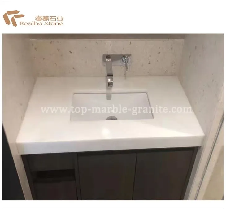 Supreme Pure White Quartz Vanity Top