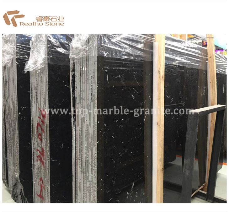 Black Ice Marble Slabs