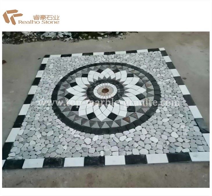 slate mosaic medellion