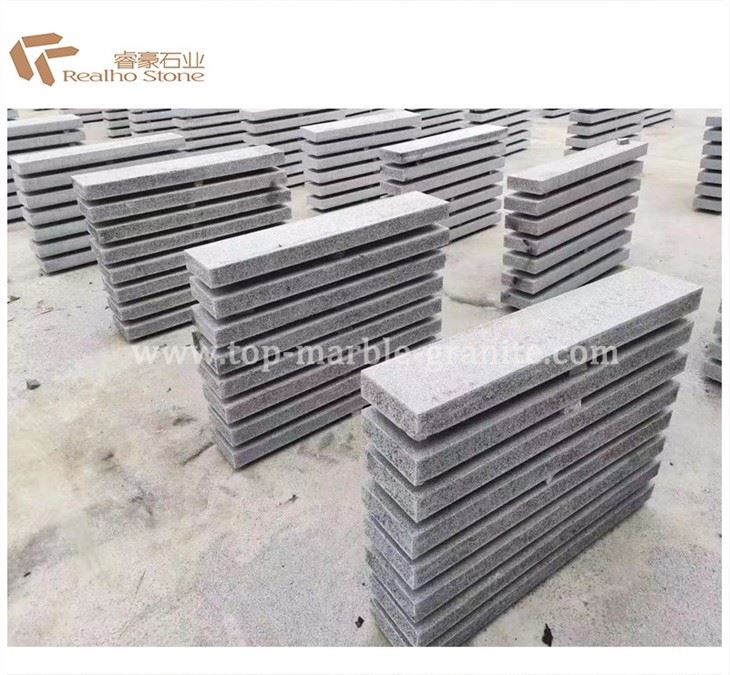 dark grey stone curbstone