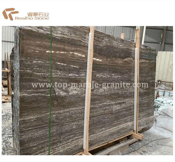 Persian Silver Travertine Slab Polished